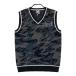 PUMA GOLF Puma Golf V шея вязаный лучший камуфляж рисунок оттенок черного M Golf одежда мужской 