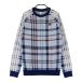 ADIDAS GOLF Adidas Golf HY0903 вязаный свитер tartan в клетку оттенок голубого M Golf одежда женский 
