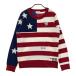 MUNSING WEAR Munsingwear одежда MGWQJL06 длинный рукав вязаный свитер звезда статья флаг общий рисунок оттенок красного L Golf одежда женский 