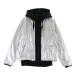 RLX Ralph Lauren 3WAY Zip жакет оттенок серебра XS Golf одежда женский 