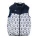 KAPPA GOLF Kappa Golf двусторонний боа полный Zip лучший Logo рисунок оттенок белого LL Golf одежда мужской 