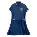 ADIDAS GOLF Adidas Golf короткий рукав Polo One-piece кромка плиссировать темно-синий серия OT Golf одежда женский 