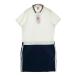 [ новый товар ]ARCHIVIOaruchibio короткий рукав Polo One-piece оттенок белого 40 Golf одежда женский 