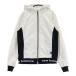 NEW BALANCE GOLF New balance с капюшоном обратная сторона свободный z Zip жакет Logo рисунок оттенок белого 1 Golf одежда женский 