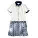 ADABAT Adabat короткий рукав Polo One-piece оттенок белого 36 Golf одежда женский 