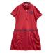 FILA GOLF filler Golf короткий рукав One-piece плиссировать оттенок красного L Golf одежда женский 