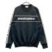 [ новый товар ]MUNSING WEAR Munsingwear одежда Logo вязаный свитер оттенок черного L Golf одежда женский 