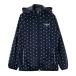 CALLAWAY Callaway обратная сторона сетка с капюшоном Zip жакет звезда рисунок оттенок черного L Golf одежда женский 