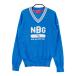 NEW BALANCE GOLF New balance V шея вязаный свитер оттенок голубого 0 Golf одежда женский 