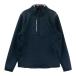 UNDER ARMOUR Under Armor 1366280 половина Zip длинный рукав тянуть over оттенок черного M Golf одежда мужской 