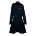 CPG GOLFsi-pi-ji- Golf ta-toru шея длинный рукав вязаный One-piece оттенок черного 2 Golf одежда женский 
