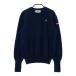 MASTER BUNNY EDITION тормозные колодки ba колено выпуск кашемир . шерсть вязаный свитер темно-синий серия 0 Golf одежда женский 
