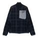BEAMS GOLF Beams Golf вязаный Zip жакет .. в клетку оттенок черного M Golf одежда мужской 