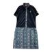 marie claire sport Marie Claire sport ML718404 короткий рукав One-piece тысяч птица общий рисунок оттенок черного M Golf одежда женский 