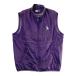 BLACK&amp;WHITE черный and белый обратная сторона сетка Zip лучший .. рисунок лиловый серия LL Golf одежда мужской 
