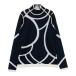 LANVIN SPORT Lanvin sport с высоким воротником длинный рукав вязаный оттенок черного 38 Golf одежда женский 