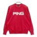 [ новый товар ]PING булавка 2025 год 621-5270903 вязаный свитер оттенок красного L Golf одежда мужской 