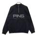 [ новый товар ]PING булавка 2025 год 621-5275900 вязаный свитер оттенок черного L Golf одежда мужской 