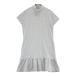 PEARLY GATES Pearly Gates flair короткий рукав One-piece общий рисунок серый серия 1 Golf одежда женский 