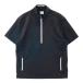 PUMA GOLF Puma Golf 2025 год модели половина Zip короткий рукав блузон оттенок черного M Golf одежда мужской 
