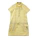 MUNSING WEAR Munsingwear одежда SL7847 короткий рукав One-piece окантовка рисунок оттенок желтого L Golf одежда женский 