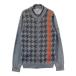 PUMA GOLF Puma Golf длинный рукав вязаный Zip жакет тысяч птица рисунок серый серия L Golf одежда мужской 