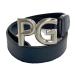 PEARLY GATES Pearly Gates Logo пряжка ремень Logo общий рисунок темно-синий серия Golf одежда 