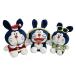 JACK BUNNY Jack ba колено × Doraemon крышка головки цилиндров 3 позиций комплект темно-синий серия FW×2 UT×1 Golf одежда 
