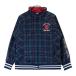 FILA GOLF filler Golf обратная сторона ворсистый Zip жакет в клетку темно-синий серия 3L Golf одежда женский 