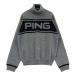 [ новый товар ]PING булавка ta-toru шея вязаный свитер серый серия M Golf одежда женский 