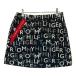TOMMY HILFIGER GOLF Tommy Hilfiger Golf обратная сторона ворсистый юбка Logo рисунок оттенок черного M Golf одежда женский 