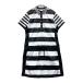 FILA GOLF filler Golf короткий рукав One-piece окантовка рисунок оттенок черного L Golf одежда женский 