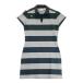 DESCENTE GOLF Descente Golf короткий рукав One-piece окантовка рисунок оттенок черного M Golf одежда женский 