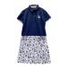 CALLAWAY Callaway короткий рукав One-piece цветочный принт темно-синий серия L Golf одежда женский 