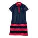 ADIDAS GOLF Adidas Golf короткий рукав One-piece окантовка рисунок темно-синий серия S Golf одежда женский 