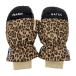 [ прекрасный товар ]PEARLY GATES Pearly Gates рукавица перчатки Leopard рисунок оттенок коричневого Golf одежда 