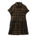 CALLAWAY Callaway короткий рукав One-piece в клетку оттенок коричневого M Golf одежда женский 
