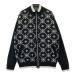 CALLAWAY Callaway подкладка есть шерсть . вязаный Zip жакет общий рисунок оттенок черного M Golf одежда женский 