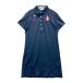 MUNSING WEAR Munsingwear одежда короткий рукав Polo One-piece темно-синий серия L Golf одежда женский 