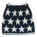 BEAMS GOLF Beams Golf подкладка есть шерсть . вязаный юбка звезда общий рисунок оттенок черного M Golf одежда женский 