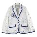 HORN GMT звуковой сигнал ga- men to tailored jacket звезда общий рисунок оттенок белого M Golf одежда женский 