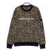 PEARLY GATES Pearly Gates кашемир . вязаный свитер леопардовая расцветка Leopard оттенок коричневого 0 Golf одежда женский 