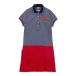 BEAMS GOLF Beams Golf короткий рукав One-piece окантовка рисунок темно-синий серия M Golf одежда женский 
