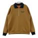 BEAMS GOLF Beams Golf воротник есть половина Zip тренировочный футболка оттенок коричневого M Golf одежда мужской 