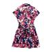 rienda suelta rienda s L ta короткий рукав Polo One-piece цветочный принт розовый серия S Golf одежда женский 
