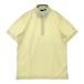 ASHWORTH Ashworth V92343 кнопка down рубашка-поло с коротким рукавом общий рисунок оттенок желтого XO Golf одежда мужской 