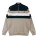 NEW BALANCE GOLF New balance 2024 год модели половина Zip длинный рукав вязаный свитер оттенок бежевого 5 Golf одежда мужской 