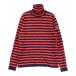 LANVIN SPORT Lanvin sport ta-toru шея вязаный свитер окантовка рисунок темно-синий серия 40 Golf одежда женский 