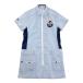 FILA GOLF filler Golf sia футбол короткий рукав One-piece полоса рисунок оттенок голубого LL Golf одежда женский 