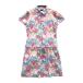 KISS ON THE GREEN Kiss on The зеленый короткий рукав Polo One-piece цветочный принт розовый серия 2 Golf одежда женский 